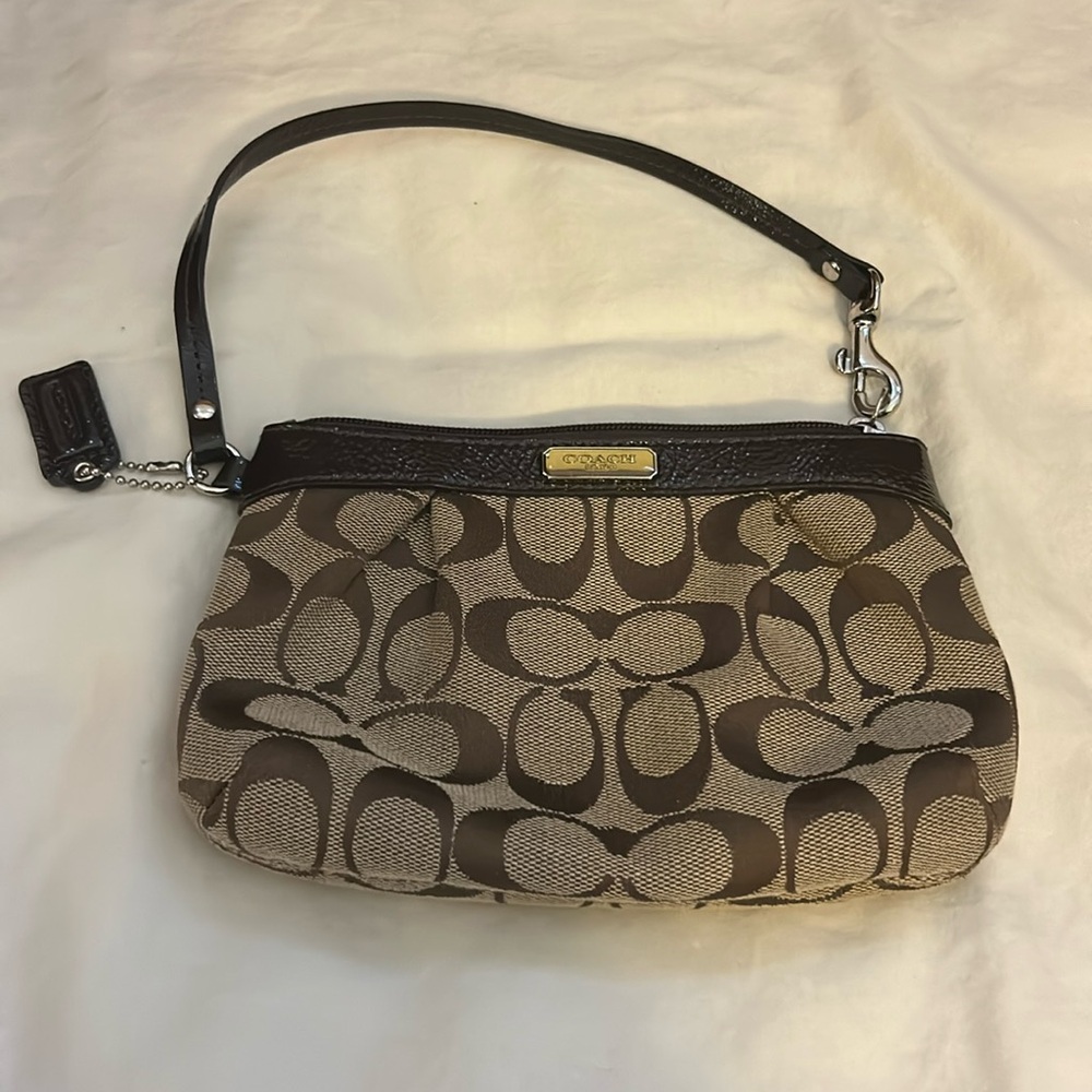 Coach vintage wristlet.